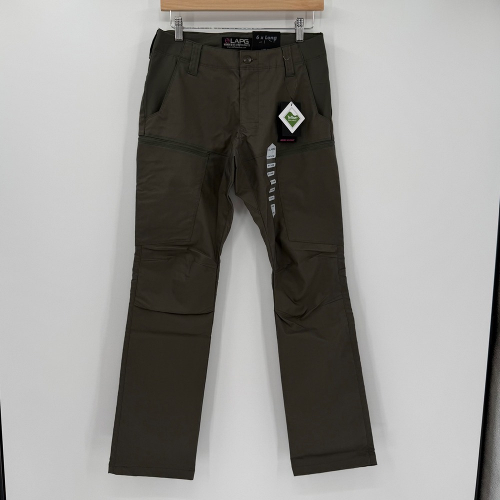 LAPG BFE Tactical Pants Women 6 Long OD Green Stretch Cargo NWT
